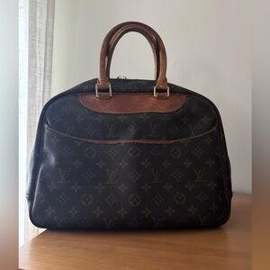Authentic Louis Vuitton Brown Deauville Monogram Bag